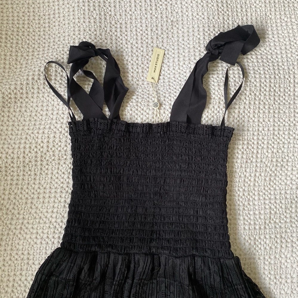 Max Studio lace maxi dress